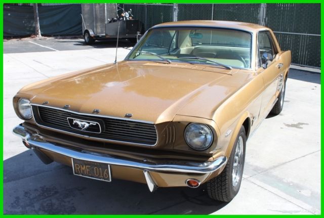 1966 Ford Mustang Coupe 8-Cylinder Automatic 1966 Ford Mustang
