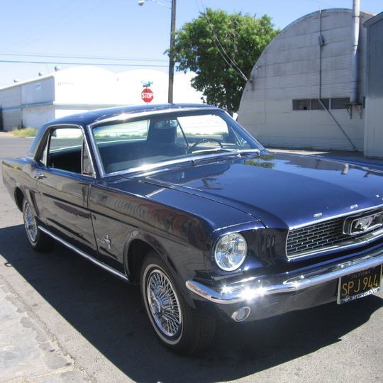1966 Ford Mustang Coupe Caspian Blue California Cruiser Runs & Ready to Roll 1966 Ford Mustang
