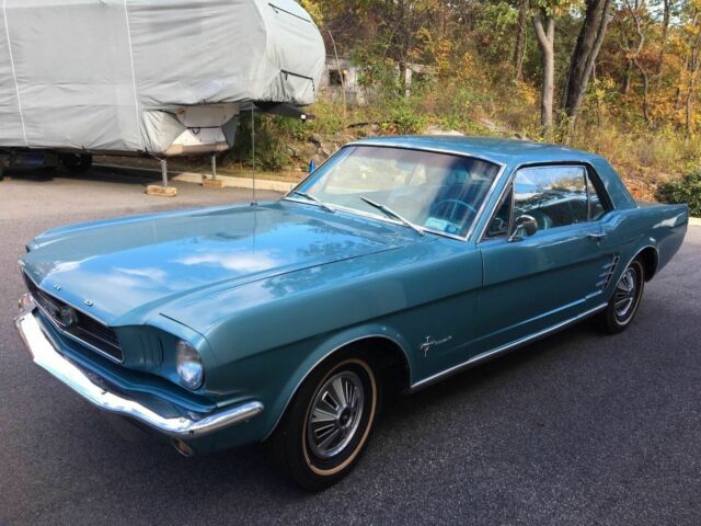 1966 Ford Mustang Coupe, Tahoe Turquoise, Automatic with Center Console 1966 Ford Mustang