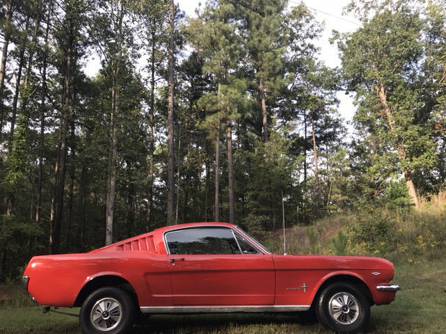 1966 Ford Mustang Fastback 2+2 289 4bbl factory AC red/black C Code VIDEOS 1966 Ford Mustang