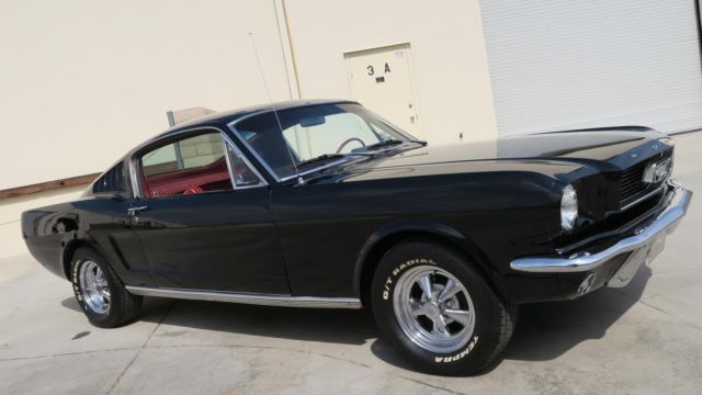 1966 FORD MUSTANG FASTBACK 289 V8 C CODE 4 SPEED! RAVEN BLACK! DISC! 1966 Ford Mustang FASTBACK 289 V8 C CODE 4 SPEED! RAVEN BLACK! DISC!