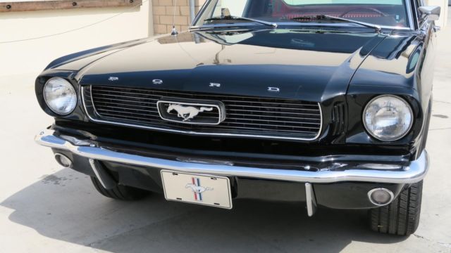 1966 Ford Mustang FASTBACK 289 V8 C CODE 4 SPEED! RAVEN BLACK! DISC! - photo 3