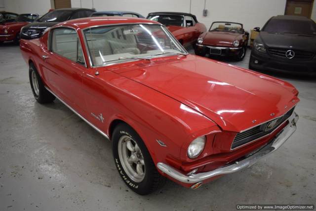 1966 Ford Mustang Fastback C Code Rebuilt Motor/Trans Headers Wheels NICE 1966 Ford Mustang Fastback
