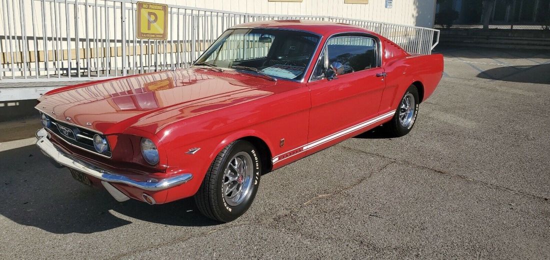 1966 Ford Mustang Fastback GT Red RWD Automatic GT 1966 Ford Mustang Fastback GT GT