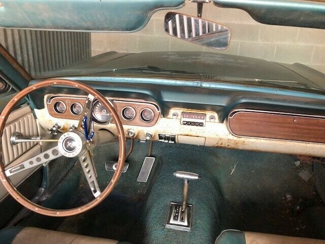 1966 FORD MUSTANG GT 'A' CODE CONVERTIBLE "REAL GT" BARN FIND SITTING SINCE 1976 1966 Ford Mustang PONY
