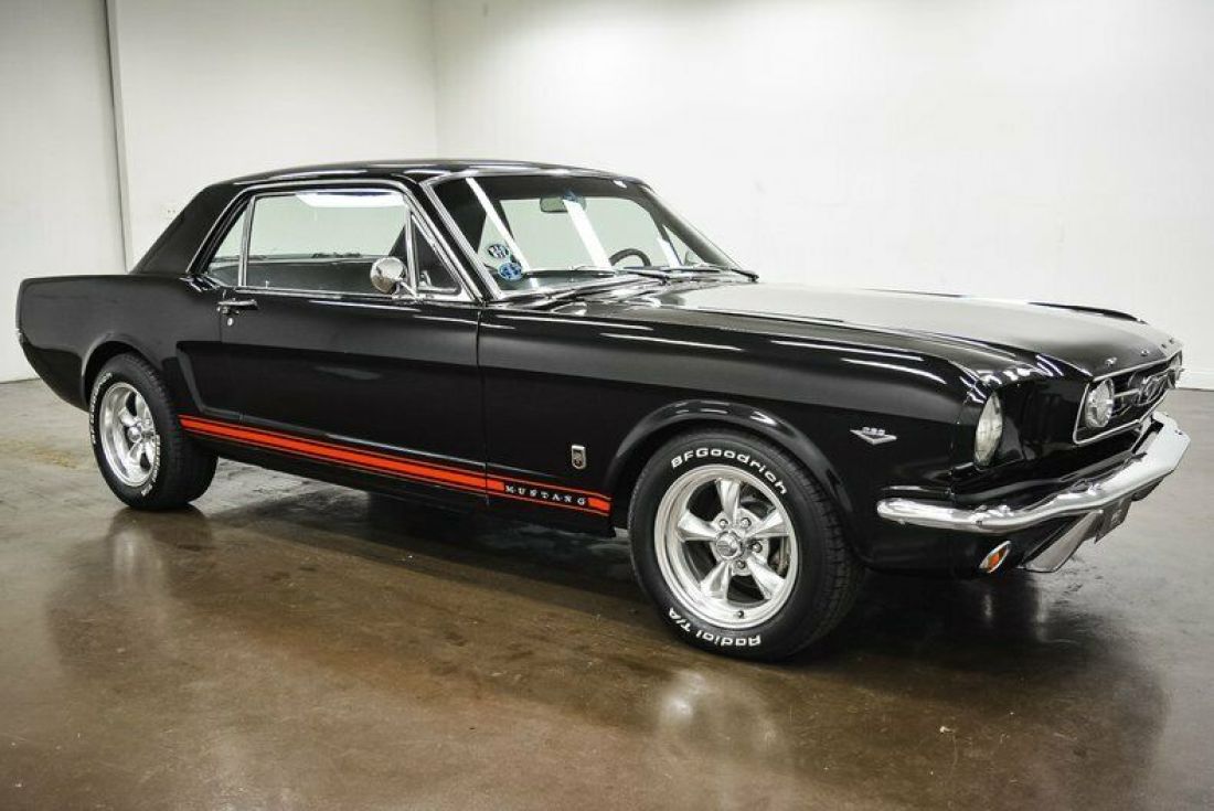 1966 Ford Mustang GT 4477 Miles Black Coupe 302ci Ford V8 T5 5 speed Manual 1966 Ford Mustang