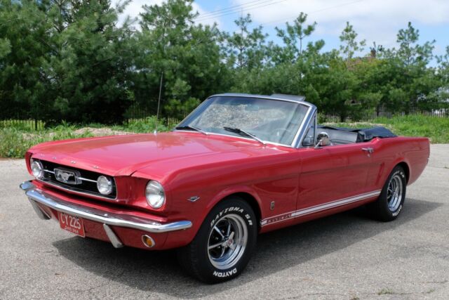 1966 Ford Mustang GT A Code Convertible 289 4 Speed Manual Pony Interior 1966 Ford Mustang Convertible