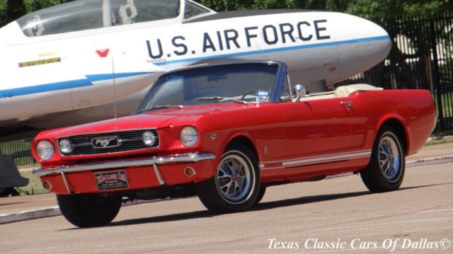 1966 Ford Mustang GT Convertible K Code 289 4 speed Manual Restored 1966 Ford Mustang