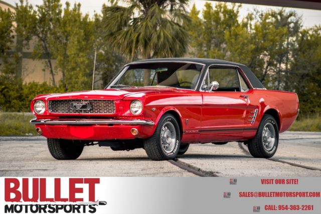 1966 Ford Mustang in Candy Apple Red, 289ci Holley 4 Barrel, & Power steering! 1966 Ford Mustang
