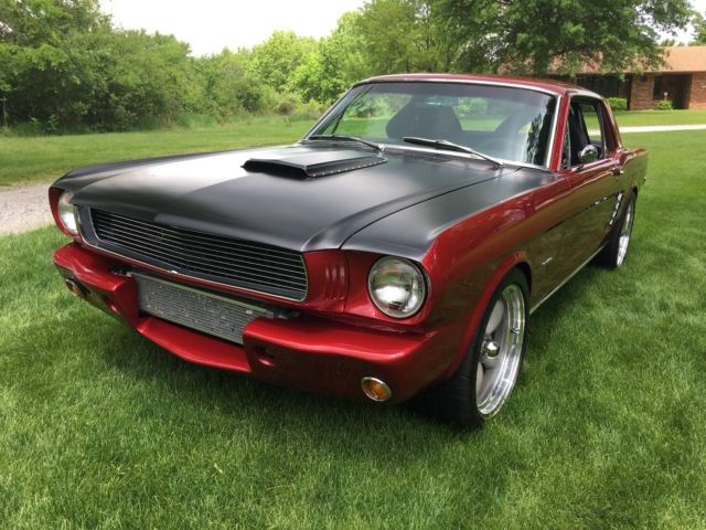 1966 Ford Mustang Pro Touring Coupe 2004 Roush Cobra Terminator engine 1966 Ford Mustang Pro Touring Coupe 2004 Roush Cobra Terminator engine