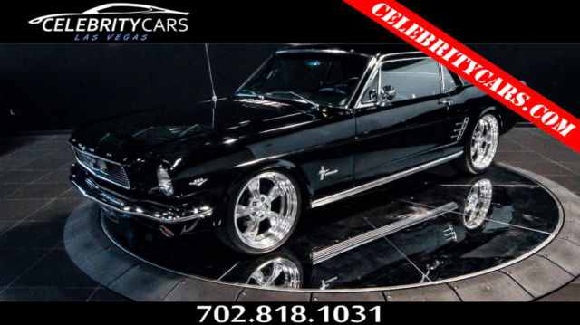 1966 Ford Mustang Restomod V8 302 Black small block 2 dr Coupe Unspecified Gasol 1966 Ford Mustang