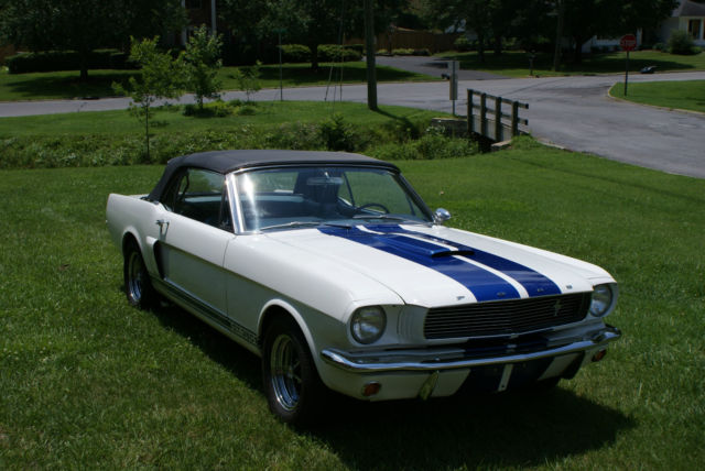 1966 Ford Mustang Shelby GT350 Convertible Autographed Replica 1966 Ford Mustang