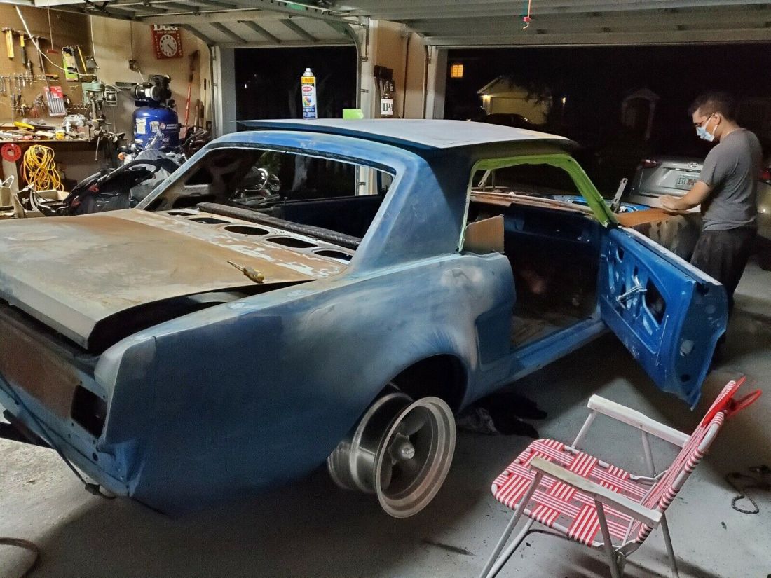 1966 Ford Mustang Sportscar Blue RWD Manual 1966 Ford Mustang