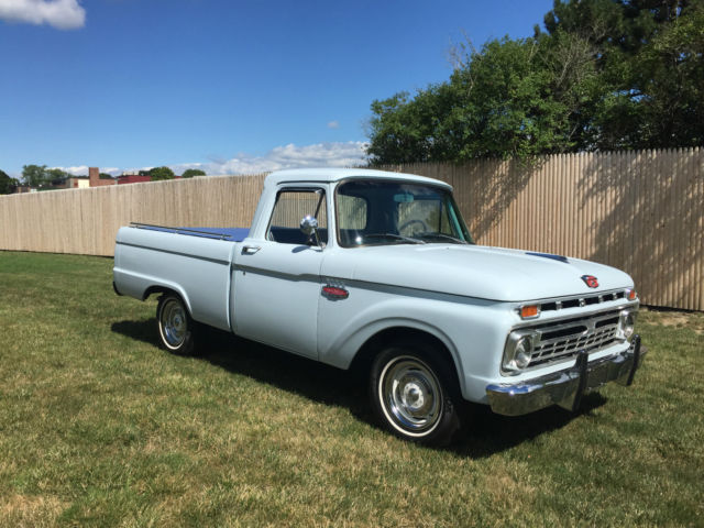 1966 Ford Pick Up Short Wheel Base, Twin I-Beam 1966 Ford F-100 Short Wheel Base Style Side