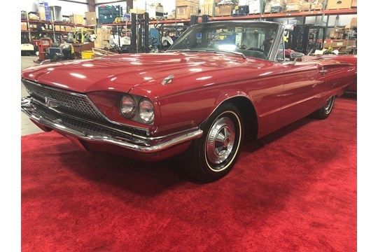 1966 FORD THUNDERBIRD CONVERTIBLE, A/C, ROADSTER TOP, ALL POWER 1966 Ford Thunderbird