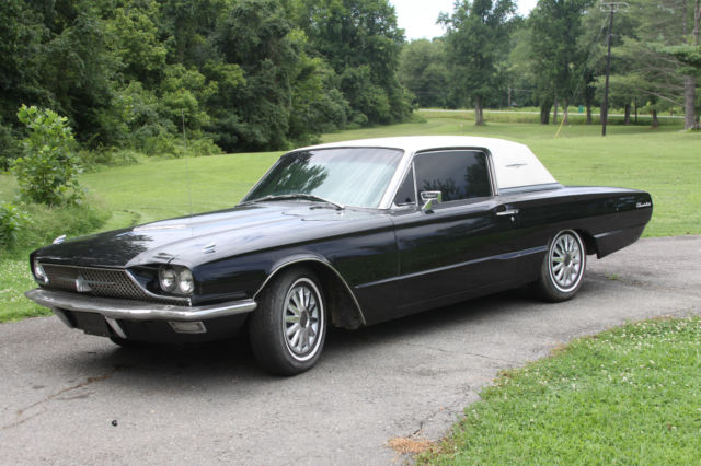 1966 Ford Thunderbird Landau Hardtop 2-Door 390 4bbl Blk/Blk/wh Nice! 41k! 1966 Ford Thunderbird