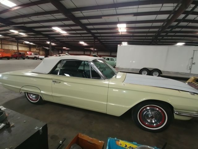 1966 FORD THUNDERBIRD Q CODE 428 NUMBERS MATCHING CONVERTIBLE ENGINE FIRE 1966 Ford Thunderbird 428 CONVERTIBLE