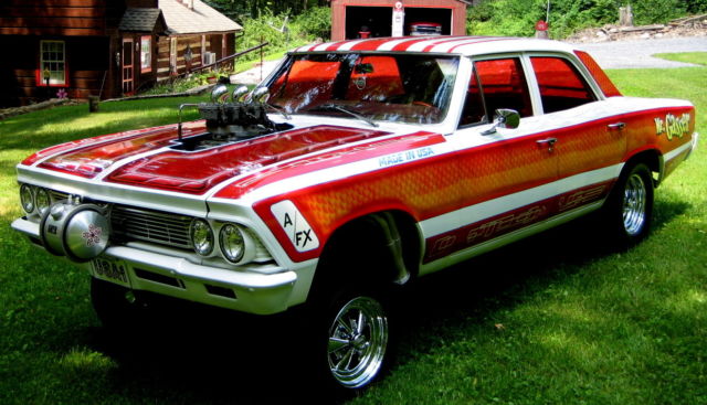 1966 Gasser,Custom 60's Paint,327 w/BDS 471 Blower,350 Auto,Speedway SRTAxel Kit 1966 Chevrolet Chevelle