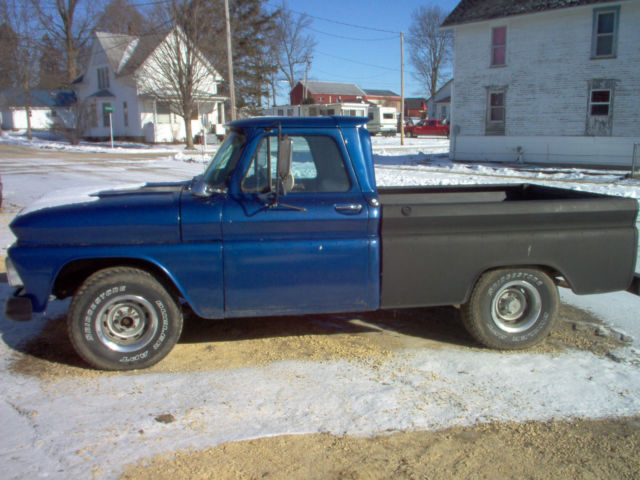 1966 GMC 1000 1/2 Ton Shortbed Fleetside 454 TH400 Chevy C10 short box 1966 GMC 1000