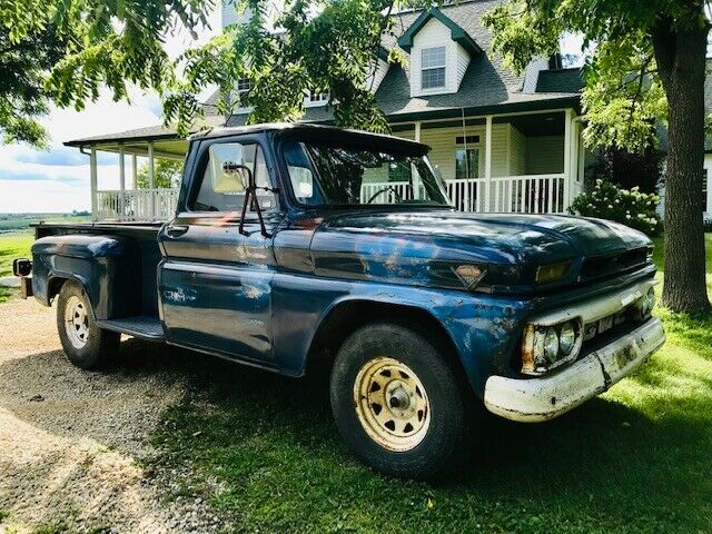 1966 GMC c10 Step side Survivor pick up truck! Chevy Daily Driver 1949 1956 1960 1966 Chevrolet C-10 GMC HD VIDEO daily driver NO RESERVE!