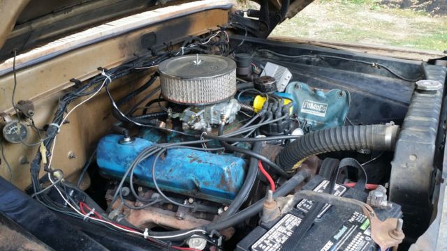 1966 Gold Ford F100 Camper Special 1966 Ford F-100