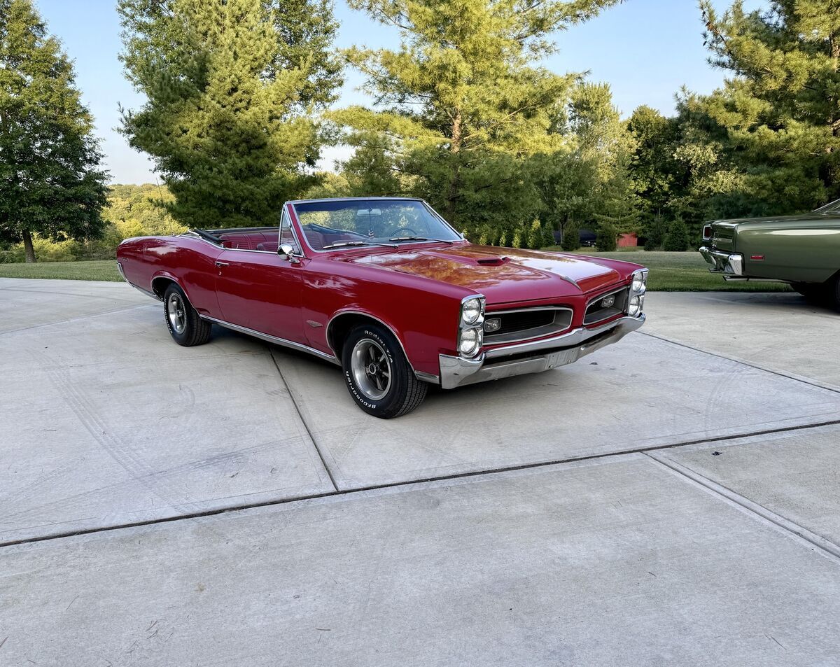 1966 PONTIAC GTO TRI POWER CONVERTIBLE 389 TRI-POWER 4SPD PS PB TACH - photo 12
