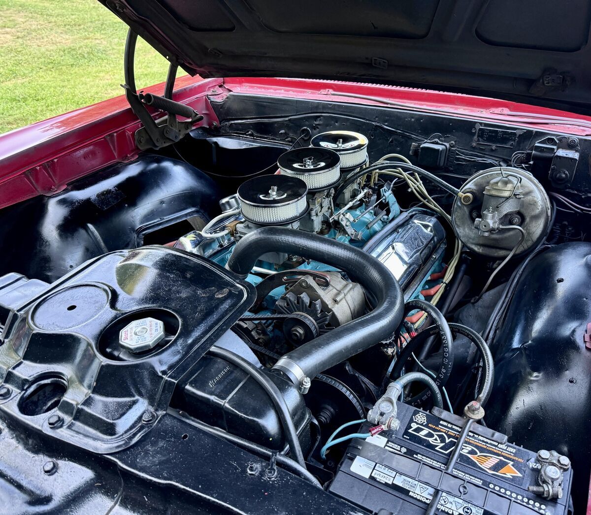 1966 PONTIAC GTO TRI POWER CONVERTIBLE 389 TRI-POWER 4SPD PS PB TACH - photo 6