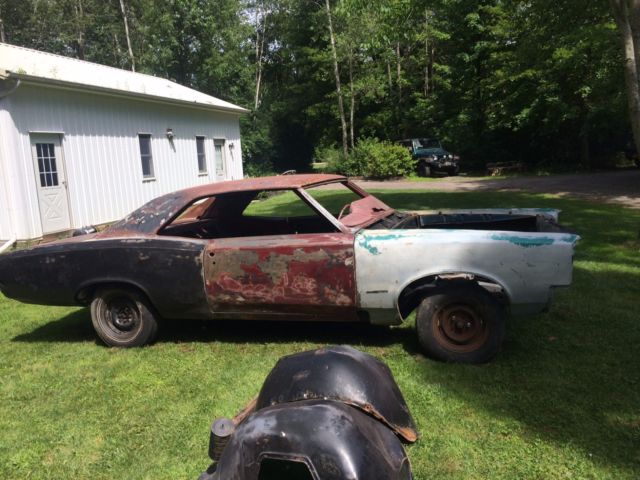1966 GTO Project original Red Black Vinyl top 4 speed roller 1966 Pontiac GTO