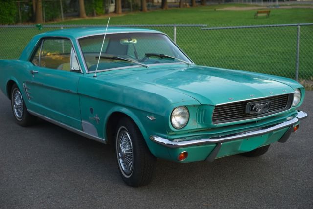 1966 HCS mustang, high country special, timberline green, parchment interior 1966 Ford Mustang