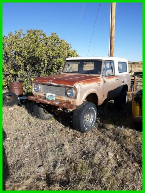 1966 International Scout Rebuilt 305 Small Block V8 w/ 0 Mi 4-Spd Manual 3" Lift 1966 International Harvester Scout New Suspension and 3" Lift