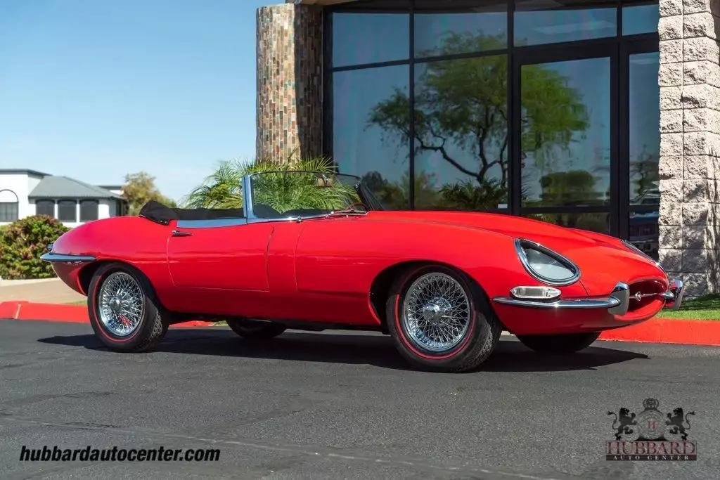 1966 Jaguar E-Type - Red Exterior - Black Leather Interior - Extensive Records 1966 Jaguar E-Type