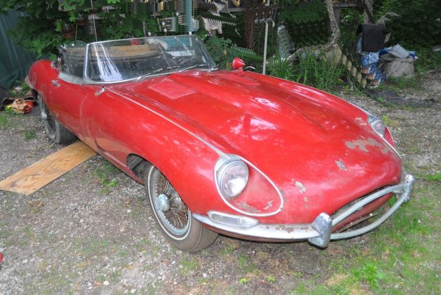1966 JAGUAR SERIES I E-TYPE (XKE) ROADSTER, 48953 MILES, #s MATCH, SURVIVOR, NR! 1966 Jaguar E-Type Series I (XKE) Roadster Convertible