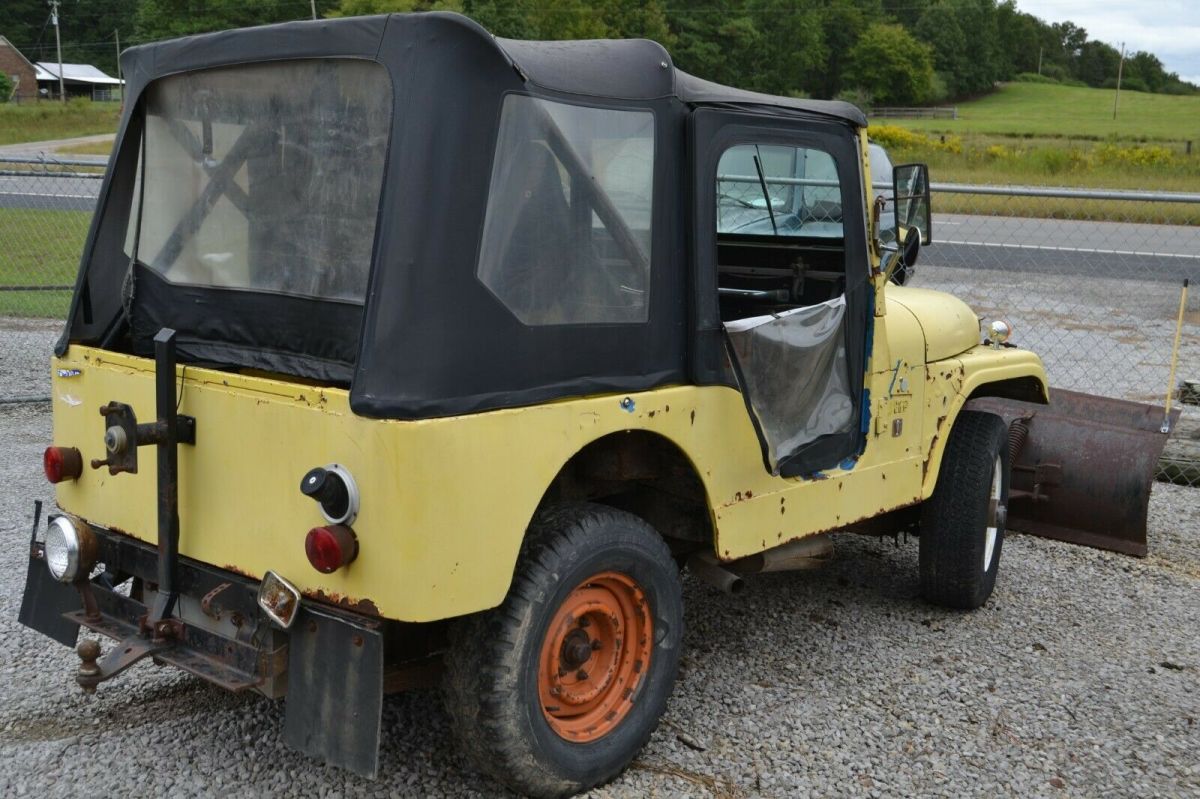 1966 Kaiser Jeep CJ5 with Plow Dauntless V6 and Overdrive 4WD 1966 Jeep CJ