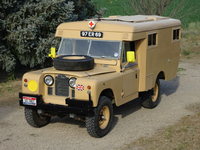 1966 Land Rover series 2A 109 (not Defender) military army ambulance camper 1966 Land Rover Defender