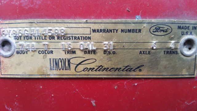 1966 Lincoln Continental - photo 3