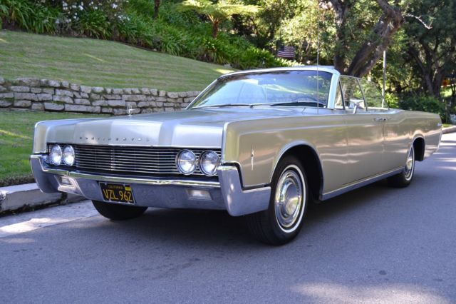 1966 Lincoln Continental Convertible Suicide Doors Original CA Car Black Plates 1966 Lincoln Continental