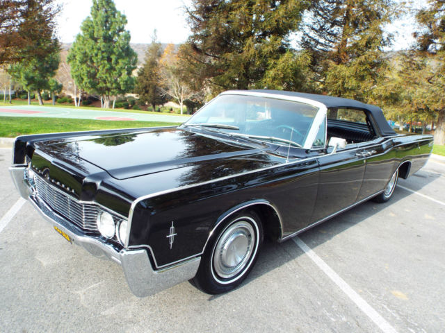 1966 LINCOLN CONTINENTAL CONVERTIBLE..NO RESERVE... CALIFORNIA BLACK PLATE 1966 Lincoln Continental CONVERTIBLE