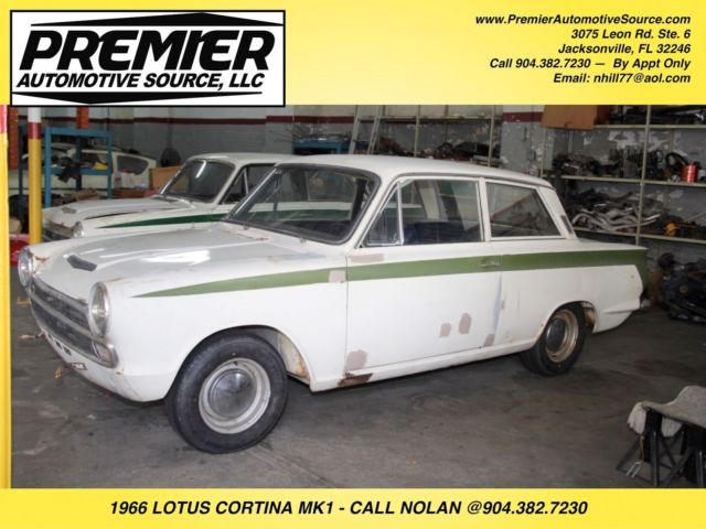 1966 LOTUS CORTINA MK1 LEFT HAND DRIVE 1966 Lotus CORTINA MK1 CORTINA