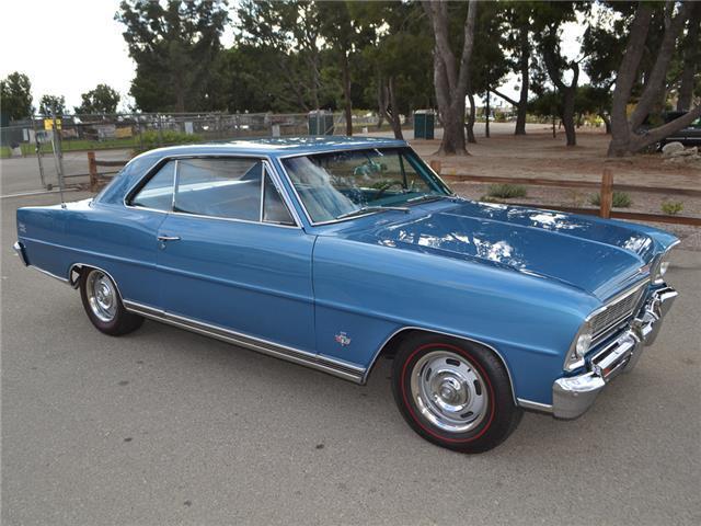1966 Marina Blue Nova SS L79 Coupe, Fully Restored, M21 4-Spd, 3 Owner 1966 Chevrolet Nova SS L79