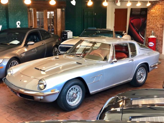 1966 MASERATI MISTRAL 45000 Miles SILVER COUPE 4.0 LITER Manual 1966 Maserati MISTRAL --