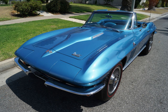 1966 MATCHING #'S BIG BLOCK 427/425HP 4 SPD CONVERTIBLE - FRAME OFF RESTORED! 1966 Chevrolet Corvette 427/425HP V8 4 SPEED MANUAL CONVERTIBLE!