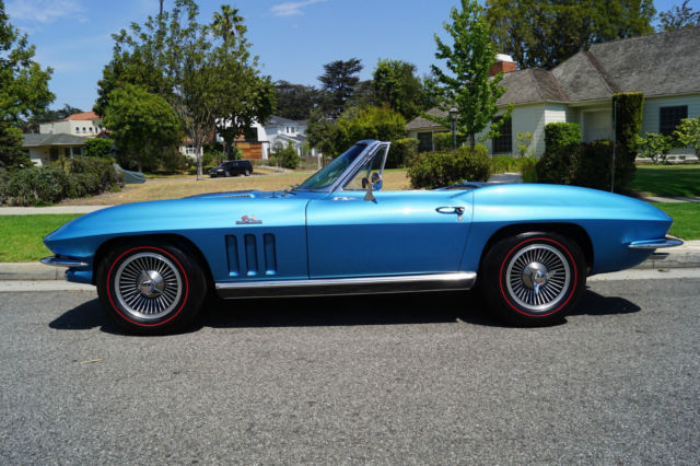 1966 Chevrolet Corvette 427/425HP V8 4 SPEED MANUAL CONVERTIBLE! - photo 2