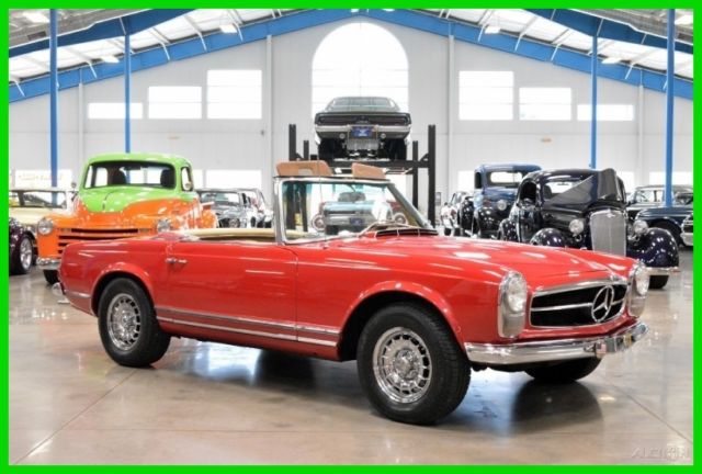1966 Mercedes 230SL Convertible With Hardtop 4-Speed Manual Recent Restoration 1966 Mercedes-Benz SL-Class