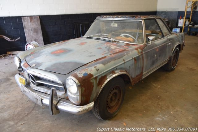 1966 Mercedes Benz 230SL RARE Sunroof Hardtop 4 Speed 304G Horizon Blue 1966 Mercedes-Benz SL-Class Rare Sunroof Hardtop 4 Speed 304G Horizon Blue