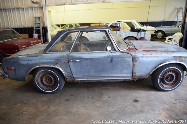 1966 Mercedes-Benz SL-Class Rare Sunroof Hardtop 4 Speed 304G Horizon Blue - photo 3