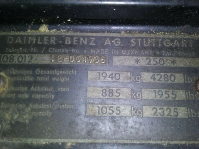 1966 Mercedes-Benz 200-Series - photo 10