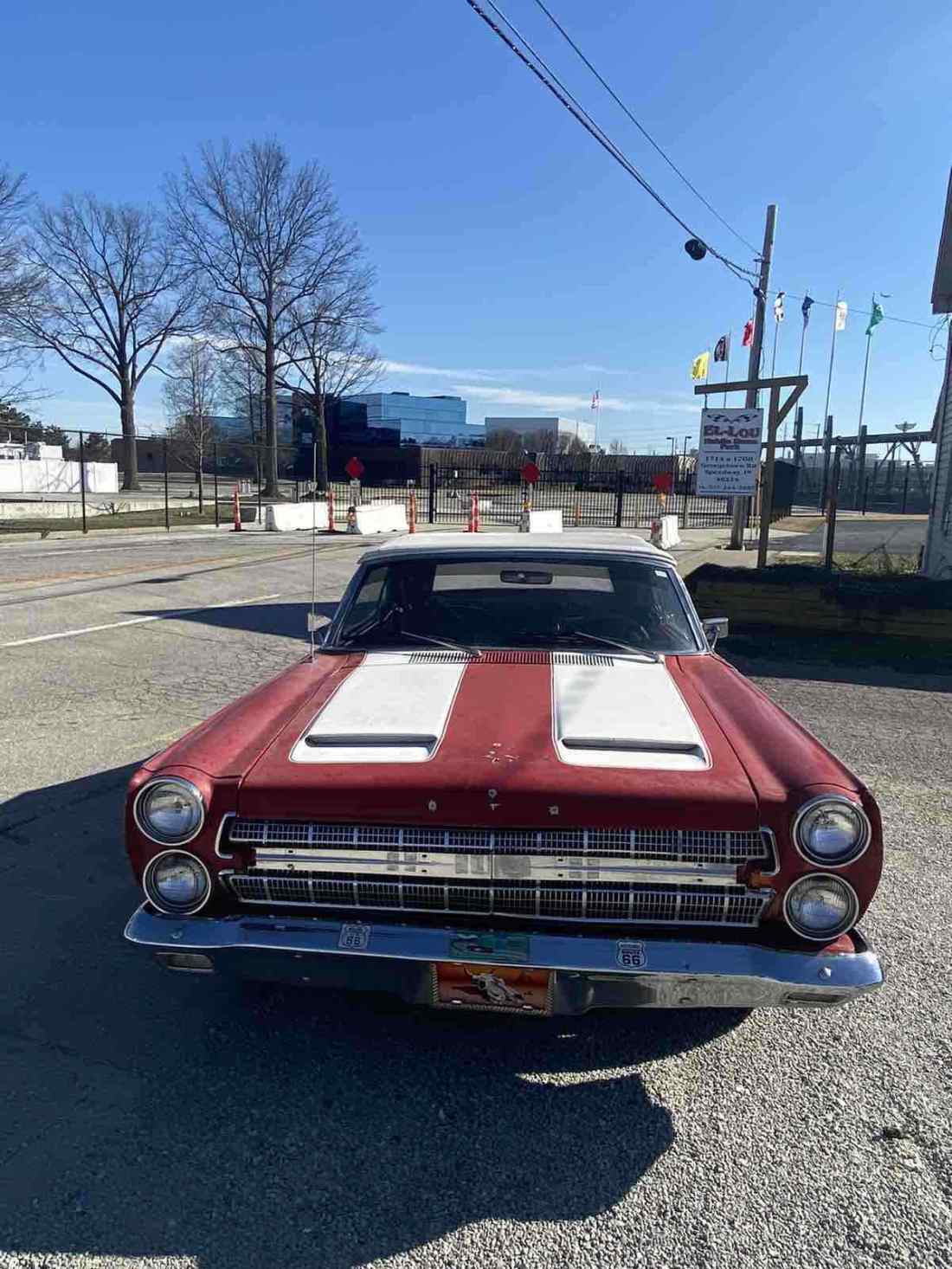 1966 Mercury Comet Convertible red