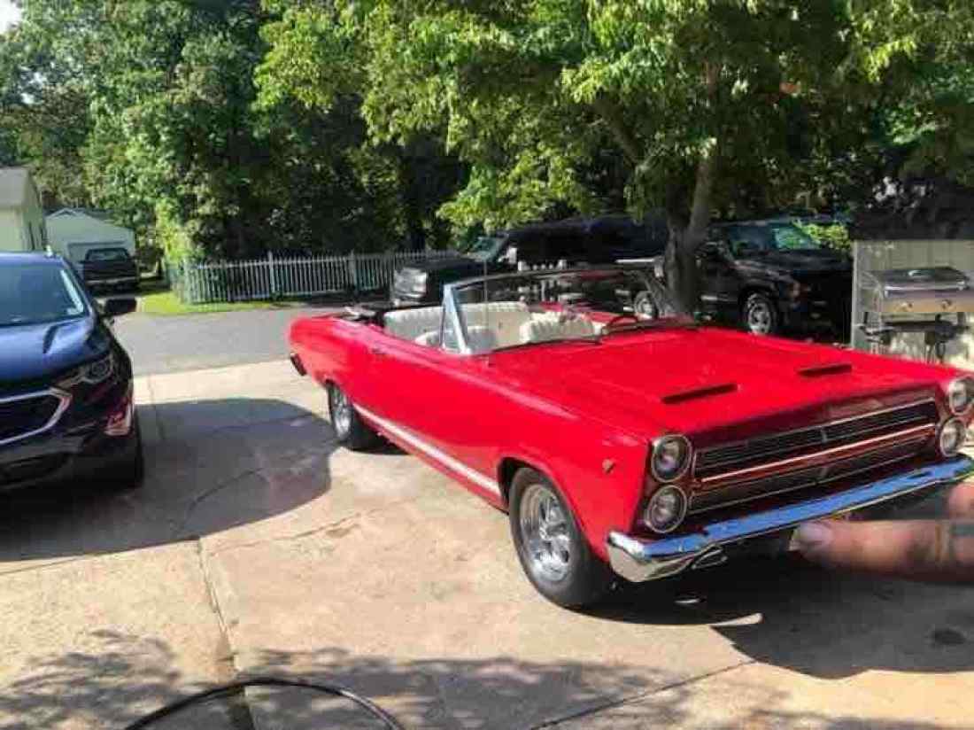 1966 Mercury Cyclone GT Convertible Red RWD Manual GT 1966 Mercury Cyclone GT GT