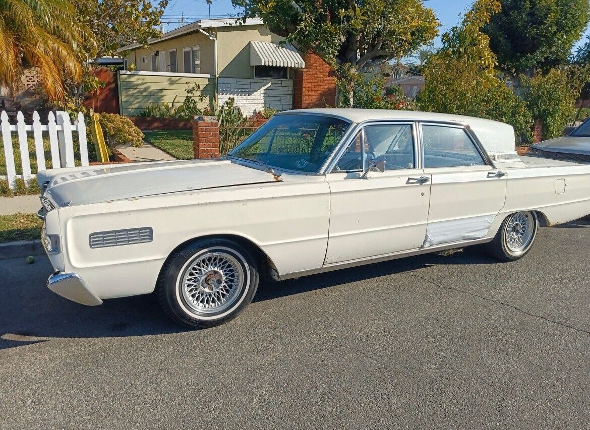 1966 Mercury Monterey Sedan White RWD Automatic 1966 Mercury Monterey