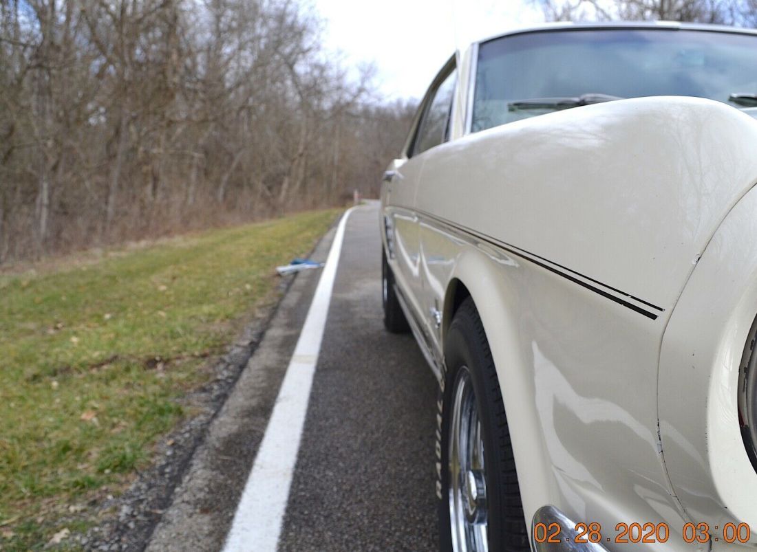 1966 Ford Mustang 289 MANUAL SHIFT EXAHUST TRUMPETS SHELBY STRIPES - photo 11